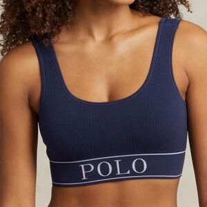 Polo by Ralph Lauren Navy Sports Bra Size XS